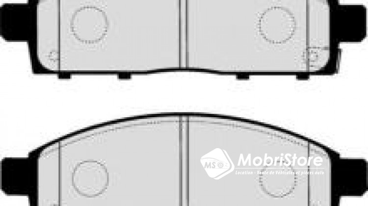 MobriStore Plaquette de frein avant