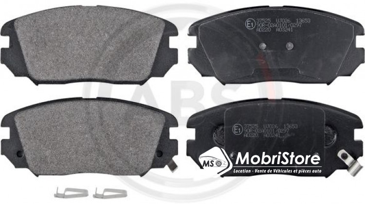 MobriStore Plaquette de frein avant